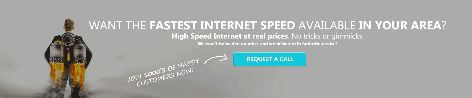 Blast off with super speed internet