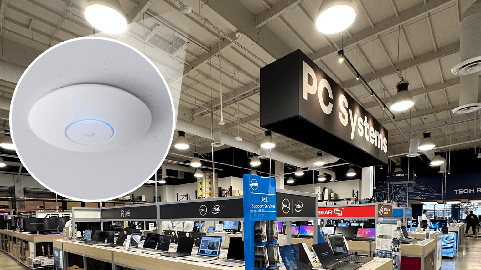 UniFi WiFi in Retail Store which benefits for business
